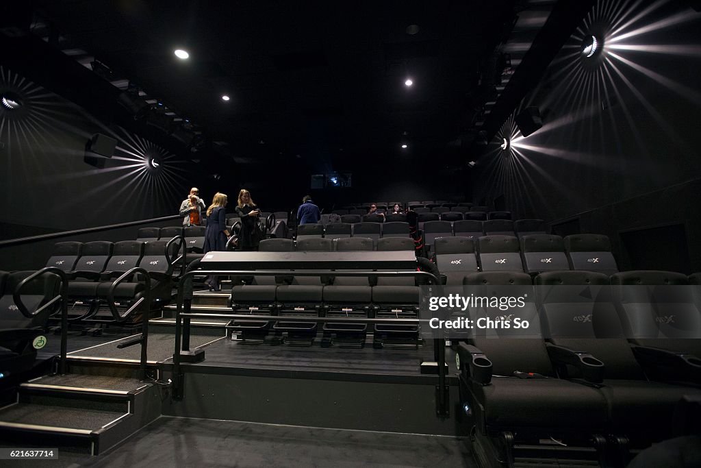 Interior of a special 4DX Cinema. Cineplex held a screening of... News ...
