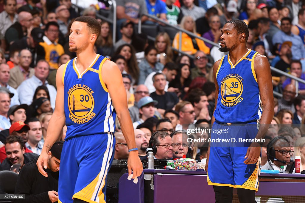 Golden State Warriors v Los Angeles Lakers