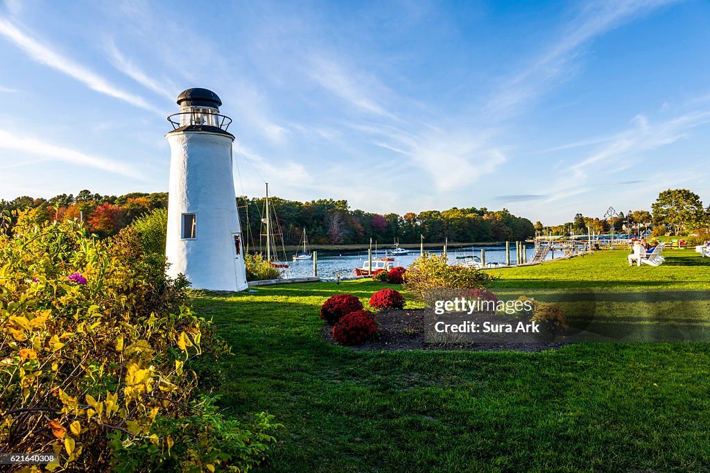 View of Kennebunkport, Maine from The Nonantum Resort.