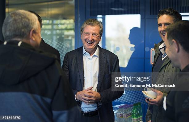 Roy Hodgson attends the Leaders P8 Summit at the National Tennis Centre on November 7, 2016 in London, England.