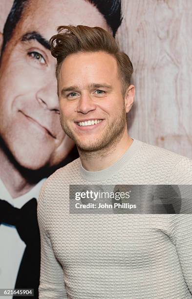 Olly Murs attends Robbie Williams BRITs Icon show at the Troxy on November 7, 2016 in London, England.