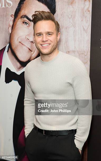 Olly Murs attends Robbie Williams BRITs Icon show at the Troxy on November 7, 2016 in London, England.