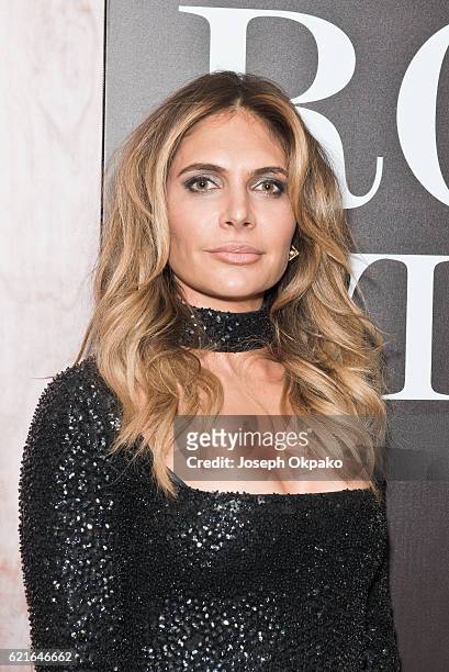 Ayda Field Williams attends Robbie Williams receiving the BRITs Icon Award at the Troxy on November 7, 2016 in London, England.