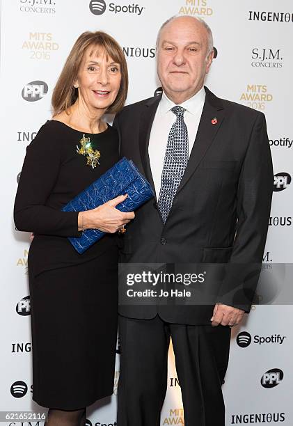 Harvey Goldsmith attends the Music Industry Awards at The Grosvenor House Hotel on November 7, 2016 in London, England.