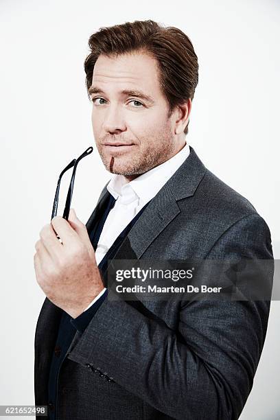 Michael Weatherly from CBS's 'Bull' poses for a portrait at the 2016 Summer TCA Getty Images Portrait Studio at the Beverly Hilton Hotel on August...