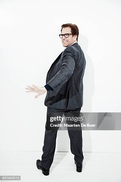 Michael Weatherly from CBS's 'Bull' poses for a portrait at the 2016 Summer TCA Getty Images Portrait Studio at the Beverly Hilton Hotel on August...