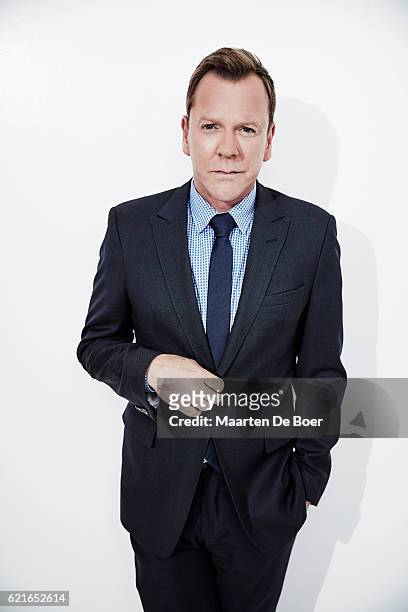 Kiefer Sutherland from Disney ABC Television Group's 'Designated Survivor' poses for a portrait at the 2016 Summer TCA Getty Images Portrait Studio...