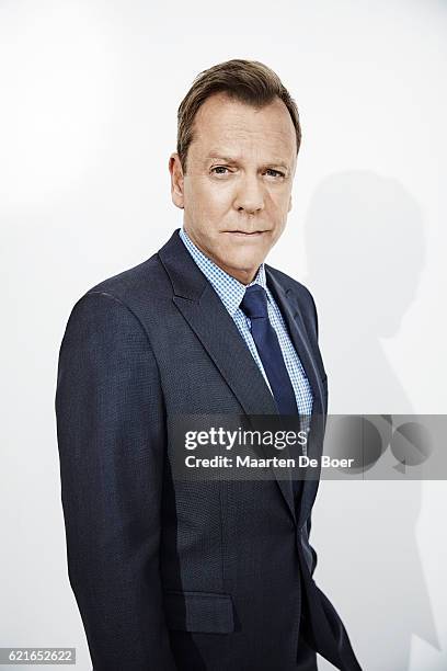 Kiefer Sutherland from Disney ABC Television Group's 'Designated Survivor' poses for a portrait at the 2016 Summer TCA Getty Images Portrait Studio...