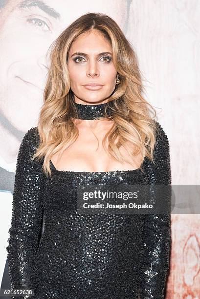 Ayda Field Williams attends Robbie Williams receiving the BRITs Icon Award at the Troxy on November 7, 2016 in London, England.