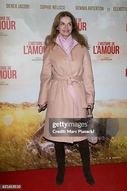 Actress Cyrielle Clair attends the 'L'Histoire de l'Amour' Premiere at Gaumont Capucines on November 7, 2016 in Paris, France.