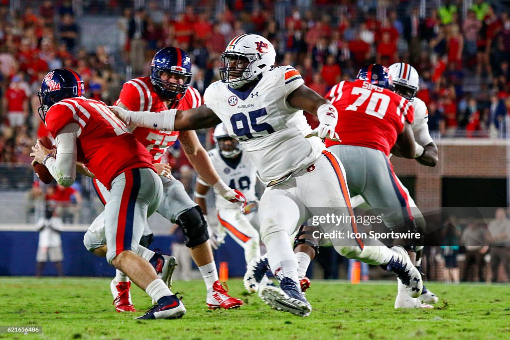 NCAA FOOTBALL: OCT 29 Auburn at Ole Miss