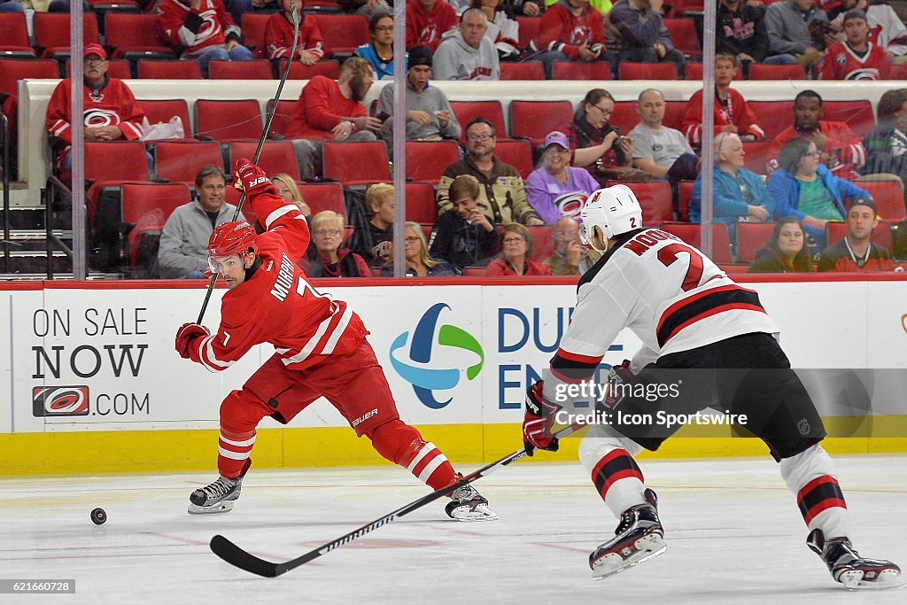 NHL: NOV 06 Devils at Hurricanes