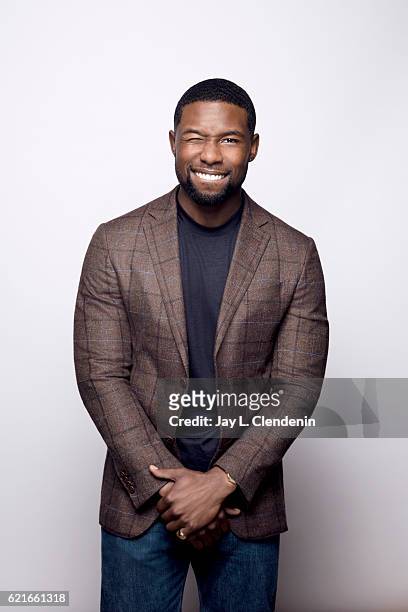 Actor Trevante Rhodes, from the film "Moonlight," poses for a portraits at the Toronto International Film Festival for Los Angeles Times on September...