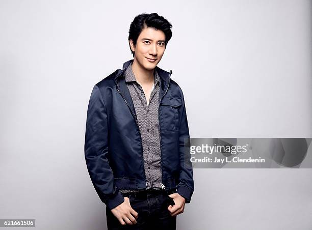 Singer-songwriter Wang Leehom poses for a portraits at the Toronto International Film Festival for Los Angeles Times on September 13, 2016 in...