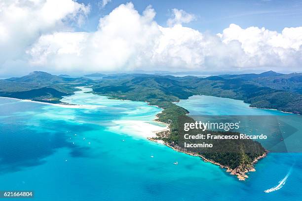 whitehaven beach, whitsundays islands - whitsundays stock-fotos und bilder