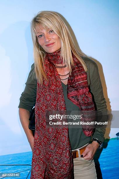 Director Isabelle Camus attends the "Ma famille t'adore deja' Paris Premiere at Cinema Elysee Biarritz on November 7, 2016 in Paris, France.