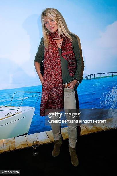 Director Isabelle Camus attends the "Ma famille t'adore deja' Paris Premiere at Cinema Elysee Biarritz on November 7, 2016 in Paris, France.