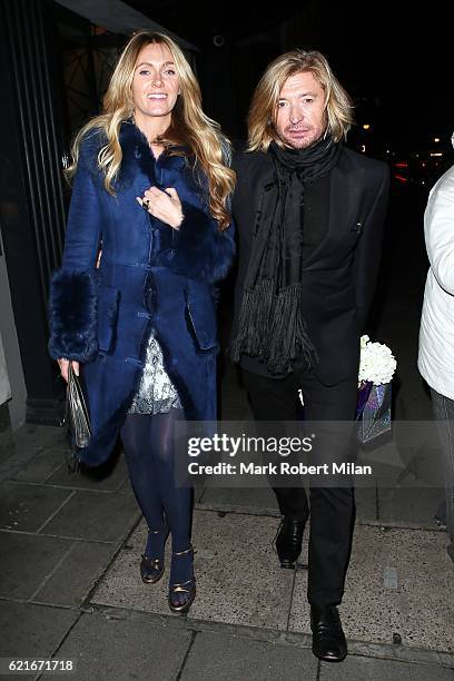 Nicky Clarke attending the Fight for Life 20th Anniversary Gala at Quaglino's on November 7, 2016 in London, England.