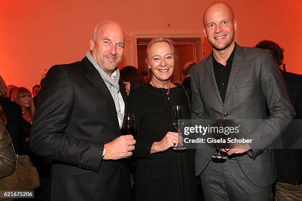 Jens Schniedenharn, Princess Ursula, Uschi zu Hohenlohe and Bjoern Schniedenharn during the birthday party for the 10th anniversary of ICON at...