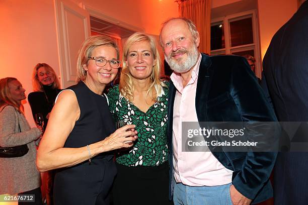 Inga Griese-Schwenkow, Judith Milberg and her husband Axel Milberg during the birthday party for the 10th anniversary of ICON at Nymphenburg Palais...