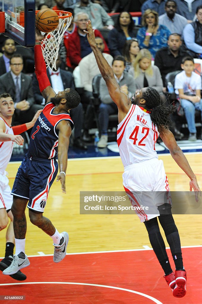 NBA: NOV 07 Rockets at Wizards