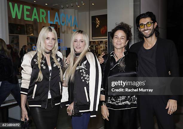 Co-Founders of Pam & Gela and Juicy Couture Gela Nash-Taylor and Pamela Skaist-Levy, Jewerly Designer Lisa Eisner, and Oliver Peoples Designer...