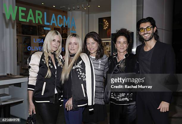 Co-Founders of Pam & Gela and Juicy Couture Gela Nash-Taylor and Pamela Skaist-Levy, Katherine Ross, Jewerly Designer Lisa Eisner, and Oliver Peoples...