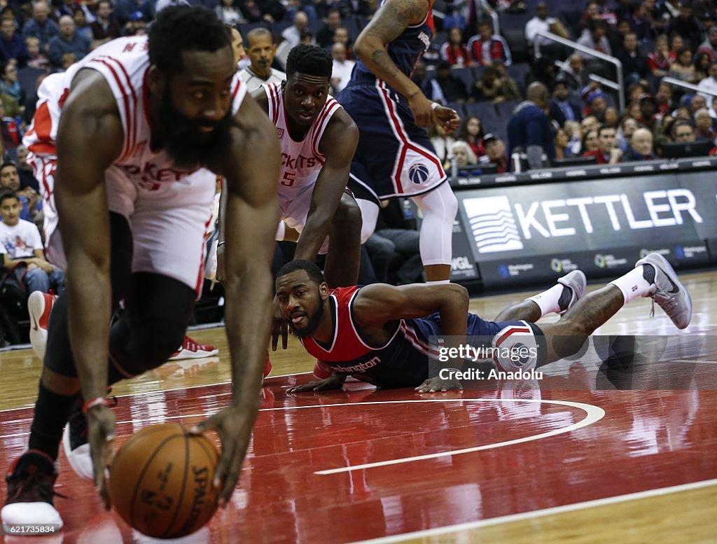 Washington Wizards vs Houston Rockets