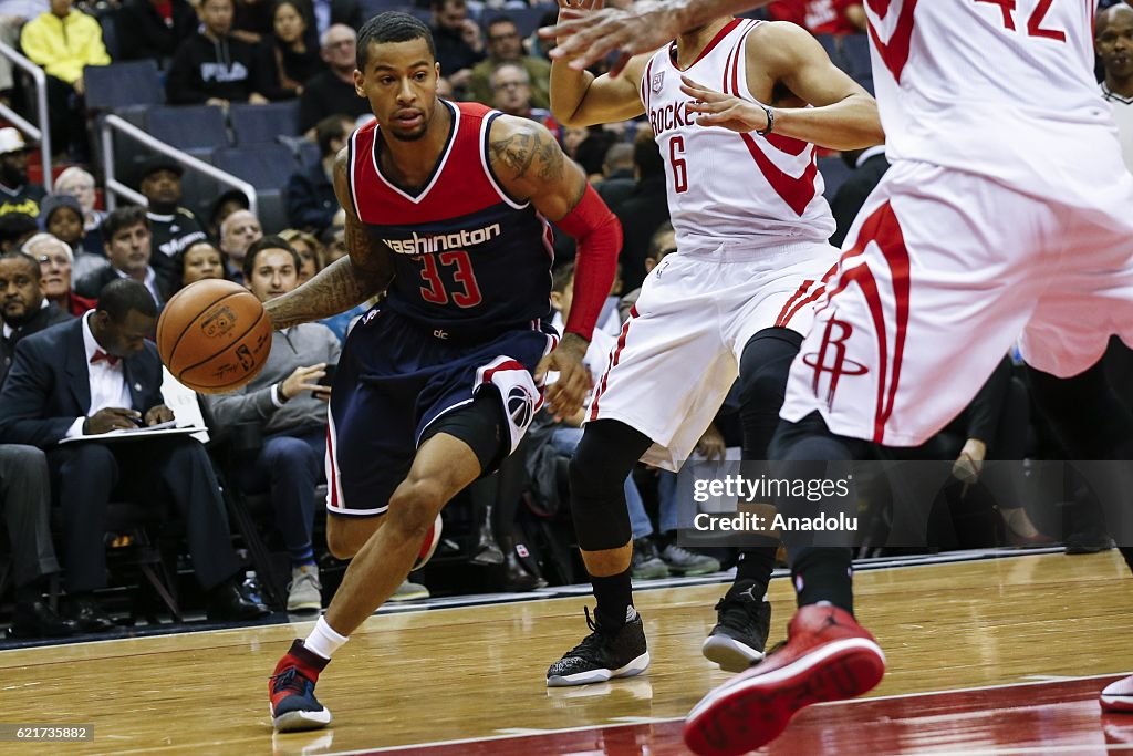 Washington Wizards vs Houston Rockets