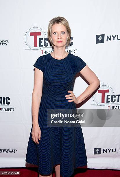 Actress Cynthia Nixon attends Tectonic at 25 at NYU Skirball Center on November 7, 2016 in New York City.