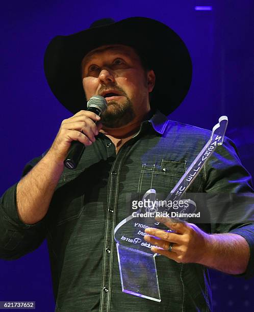 Male Vocalist of the Year Tate Stevens attend during the 2016 Nashville Universe Awards at Wildhorse Saloon on November 7, 2016 in Nashville,...