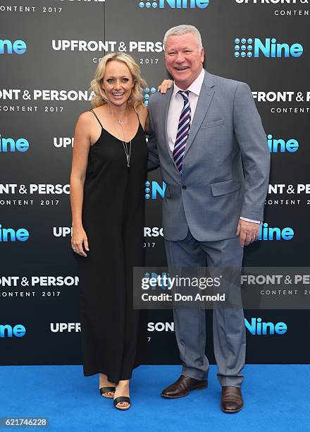 Shelley Craft and Scott Cam pose during the Channel Nine Upfronts at The Star on November 8, 2016 in Sydney, Australia.