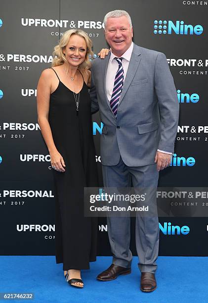 Shelley Craft and Scott Cam pose during the Channel Nine Upfronts at The Star on November 8, 2016 in Sydney, Australia.