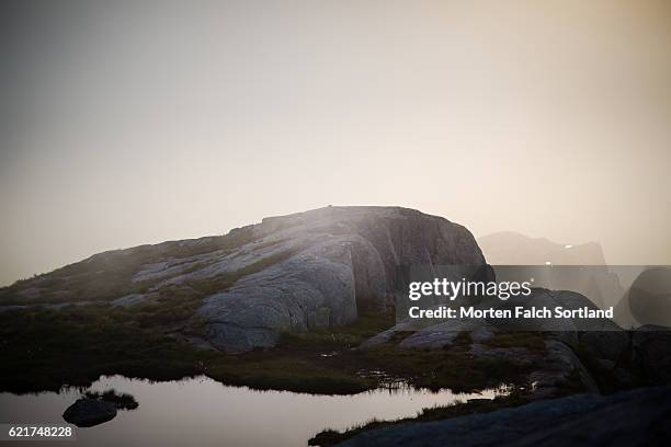 sun and fog - norway national day 2016 stock-fotos und bilder