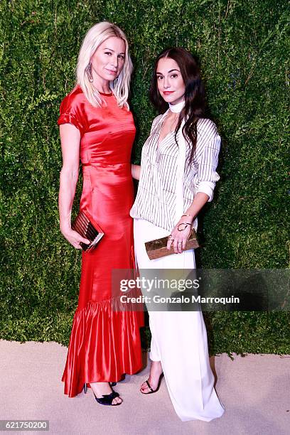 Audrey Gelman, Jennifer Fisher at the 2016 CFDA/Vogue Fashion Fund Awards at Spring Studios on November 7, 2016 in New York City.