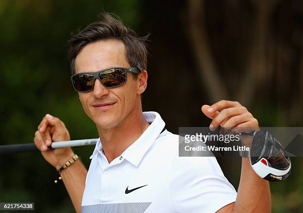 Thorbjorn Olesen of Denmark poses for a portrait ahead of the Nedbank Golf Challenge at the Gary Player CC on November 8, 2016 in Sun City, South...