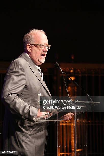 Doug Wright during the Dramatists Guild Fund Gala 'Great Writers Thank Their Lucky Stars : The Presidential Edition' presentation at Gotham Hall on...