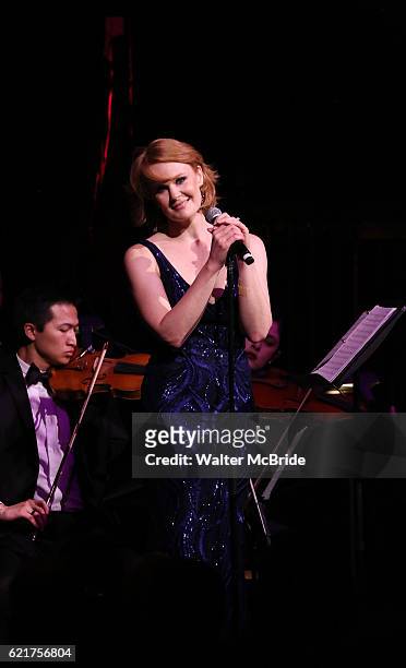 Kate Baldwin during the Dramatists Guild Fund Gala 'Great Writers Thank Their Lucky Stars : The Presidential Edition' presentation at Gotham Hall on...
