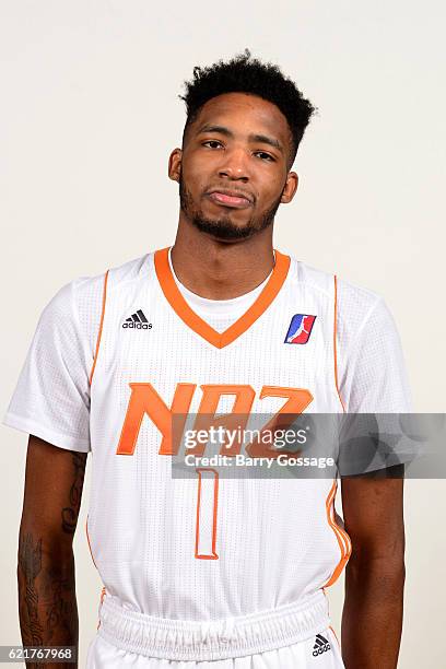 Derrick Jones of the Nothern Arizona Suns poses for a photo during Media Day on November 4 at Bradshaw Mountain High School East Campus in Prescott...