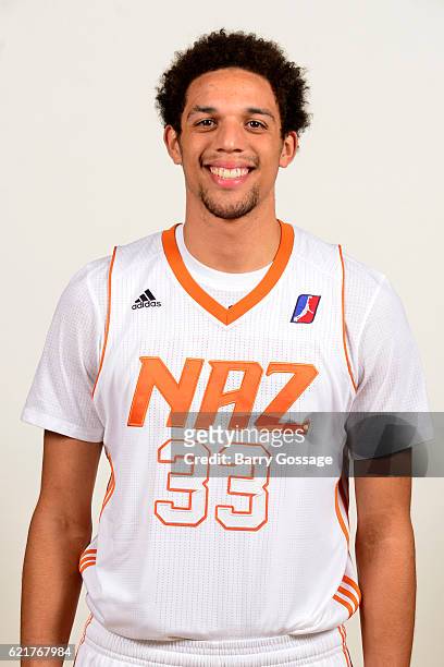 Michael Bryson of the Nothern Arizona Suns poses for a photo during Media Day on November 4 at Bradshaw Mountain High School East Campus in Prescott...