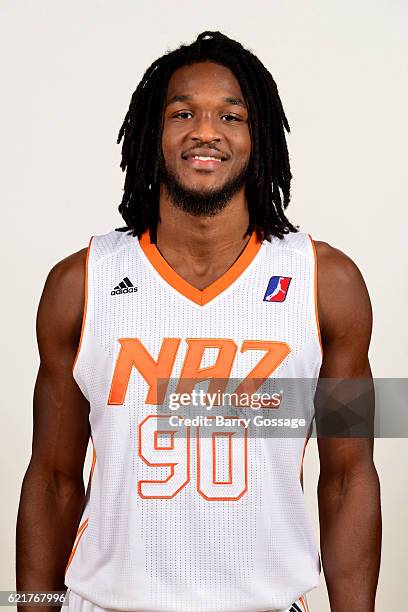 Asaad Woods of the Nothern Arizona Suns poses for a photo during Media Day on November 4 at Bradshaw Mountain High School East Campus in Prescott...