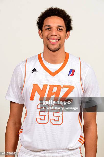 Michael Bryson of the Nothern Arizona Suns poses for a photo during Media Day on November 4 at Bradshaw Mountain High School East Campus in Prescott...