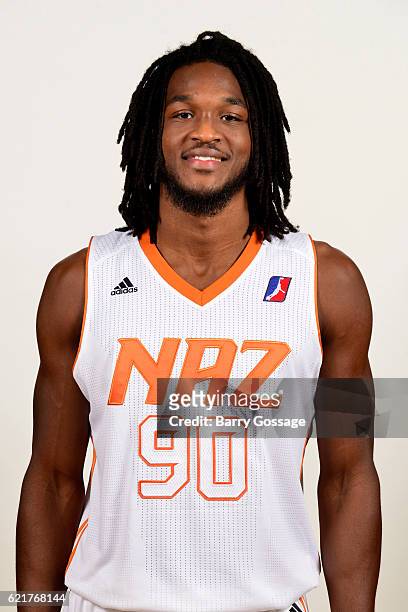 Asaad Woods of the Nothern Arizona Suns poses for a photo during Media Day on November 4 at Bradshaw Mountain High School East Campus in Prescott...