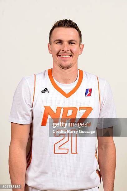 Bo Barnes of the Nothern Arizona Suns poses for a photo during Media Day on November 4 at Bradshaw Mountain High School East Campus in Prescott...