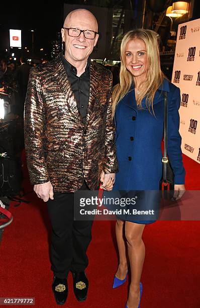 John Caudwell and Modesta Vzesniauskaite attend the UK Premiere of "100 Streets" at the BFI Southbank on November 8, 2016 in London, United Kingdom.