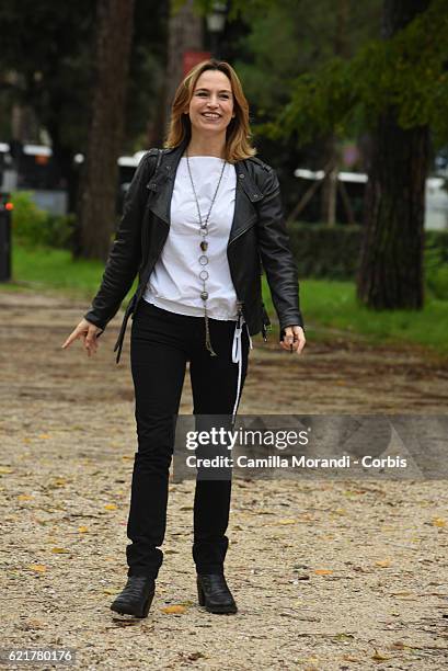 Stefania Montorsi attends a photocall for 'La Ragazza Del Mondo' on November 8, 2016 in Rome, Italy.