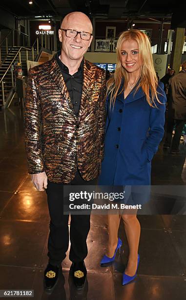 John Caudwell and Modesta Vzesniauskaite attend the UK Premiere of "100 Streets" at the BFI Southbank on November 8, 2016 in London, United Kingdom.