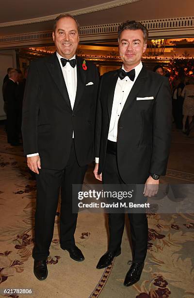 Harry Herbert and Laurent Feniou attend The Cartier Racing Awards 2016 at The Dorchester on November 8, 2016 in London, England.