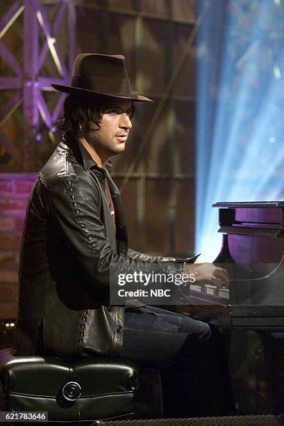 Episode 2519 -- Pictured: Rami Jaffee of musical guest The Wallflowers performs on July 9, 2003 --