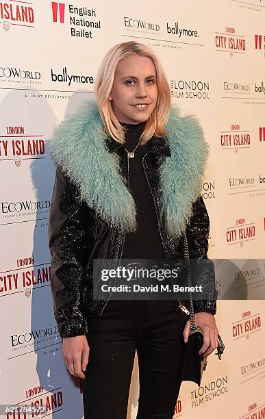 India Rose James attends the opening of London City Island, the capital's new cultural neighbourhood on November 8, 2016 in London, United Kingdom.